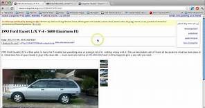 Craigslist Ocala Florida Used Cars and Trucks - Cheap For Sale by Owner Offers Under $3500