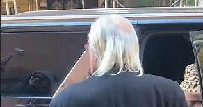 Christopher Lloyd leaving the view in New York City