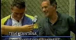 COPA DA ITÁLIA 1990 - Telê entrevista Lazaroni!