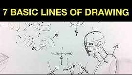 7 Basic Lines of Drawing