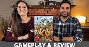A Feast for Odin w/ Expansion - Playthrough & Review (Uwe Rosenberg Series)
