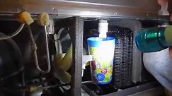Samsung refigerator repair freezer water pan wont drain