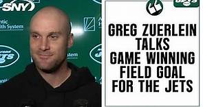 Greg Zuerlein talks game-winning field goal to lift the Jets over Washington in final seconds | SNY