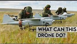 What can a Orlan-10 drone do?