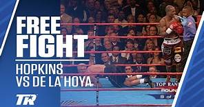 Bernard Hopkins Becomes 1st Undisputed Champion in 4 belt era | FREE FIGHT | Hopkins vs De La Hoya