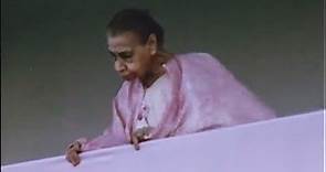 Darshan of The Mother, Mirra Alfassa - Pondicherry, April 24, 1971
