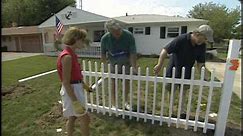 How to Install Vinyl Fence Video