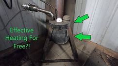 How to Build a Small, Low cost, High Output Waste Oil Heater! (Free Heat!?)