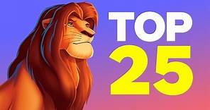 Top 25 Best Disney Animated Movies