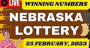 Nebraska Lottery Drawing Results 25 Feb, 2023 - Pick 3 - Pick 5 - MyDay - Powerball - Mega Millions