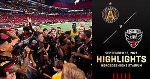 Match Highlights | Atlanta United FC vs D.C. United | September 18, 2021
