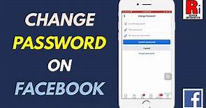 How to Change Account Password on Facebook (2023)