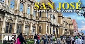 SAN JOSÉ, Capital of Costa Rica | 4K Costa Rica Walking Tour2022 | Travel Video with City Sounds