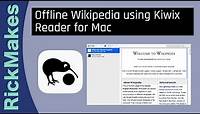 Offline Wikipedia using Kiwix Reader for Mac