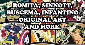 John Romita, Infantino, Buscema, and Sinnott ORIGINAL ART and Monographs