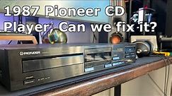 Broken Pioneer CD Player, is it fixable? | Vintage Hifi Revival