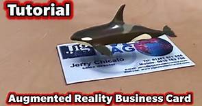 ARloopa - How to Create Augmented Reality Business Card - Tutorial
