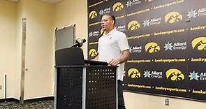Iowa's Kaleb Brown talks about his first career touchdown catch in 22-0 win over Rutgers