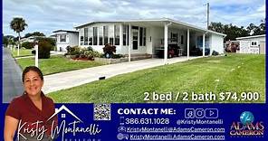 MOBILE HOME FOR SALE - 55+ COMMUNITY - DAYTONA BEACH, FL