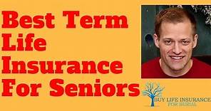 Best Term Life Insurance For Seniors [Rates & Secrets Revealed]