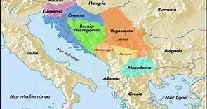 Guerra de Yugoslavia mapa