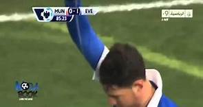Bryan Oviedo Goal Minute 86 Manchester United 0 vs 1 Everton Highlights All Goal 05 12 2013