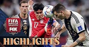 Costa Rica vs. Germany Highlights | 2022 FIFA World Cup