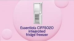 Essentials Integrated 50/50 Fridge Freezer - Sliding Hinge | Product Overview | Currys PC World