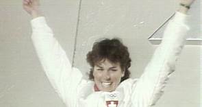 Michela Figini vince le Olimpiadi di Sarajevo (1984)