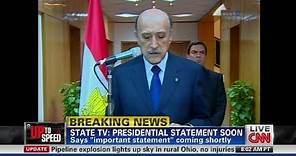 CNN: Egyptian President, Hosni Mubarak steps down