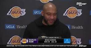Darvin Ham PostGame Interview | Brooklyn Nets vs Los Angeles Lakers