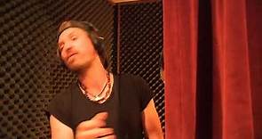 Taylor Hanson re-recording the vocal for Yearbook 22 years later