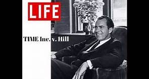 Richard Nixon argues before the Supreme Court in TIME, Inc. v. Hill