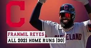 Franmil Reyes (#32) All 30 Home Runs of the 2021 MLB Season