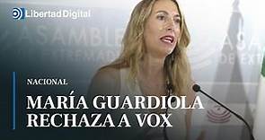 María Guardiola no quiere ser presidenta "a cualquier precio" y rechaza meter a Vox en su Gobierno