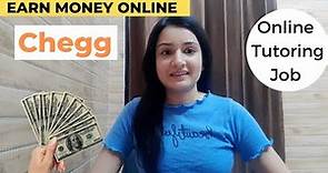 How to become a chegg tutor | Make money 💰 online | Full time/Part time