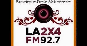 SERGIO ALEJANDRO (TANGOS) Reportaje en la 2X4,FM TANGO 92 7
