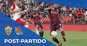 POST-PARTIDO | Xabi Alonso, Gaizka Ayesa y Aritz Arambarri | UD Almería 3-1 Real Sociedad B