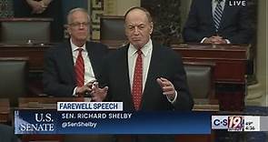 Senator Shelby Says Goodbye