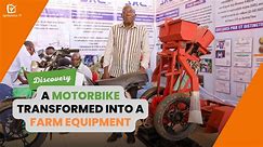 Discovery: A motorbike transformed into a farm equipment