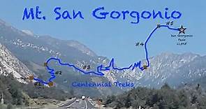 Mt. San Gorgonio - Full summit hike from Vivian Creek Trailhead, with maps & route description