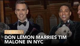 Don Lemon Marries Tim Malone | The View