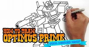 How to Draw Optimus Prime | Transformers