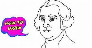How to Draw George Washington | George Washington Drawing