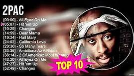 2Pac - Top 10 Hits! Tupac Amaru Shakur Album! @2tuPac