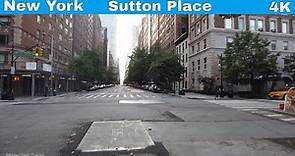 【4K】Manhattan | Sutton Place | East Side | New York | 2021