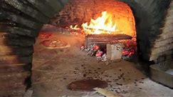 Old School Wood Fired Oven Cooking