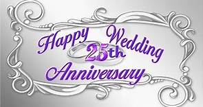Happy 25th Wedding Anniversary