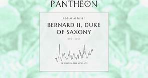 Bernard II, Duke of Saxony Biography - Duke of Saxony