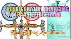 HOW TO CHARGE 134A REFRIGERANT TO ANY DOMESTIC AND COMMERCIAL REFRIGERATORS (ENGLISH)